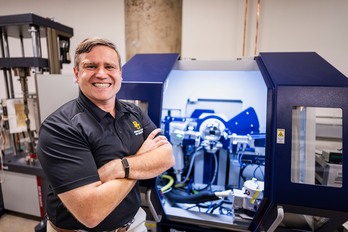 David Jack in his Baylor lab