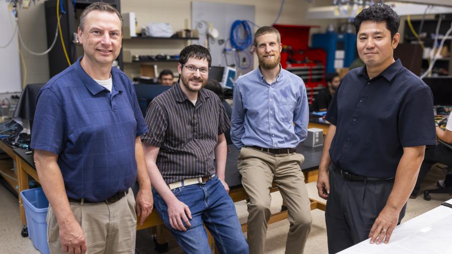 The Breakthrough Prize in Fundamental Physics team, Jay Dittmann Ph.D., Jonathan Wilson, Ph.D., Andrew Brinkerhoff, Ph.D. and Kenichi Hatakeyama, Ph.D.
