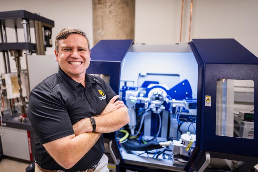 David Jack in his Baylor lab